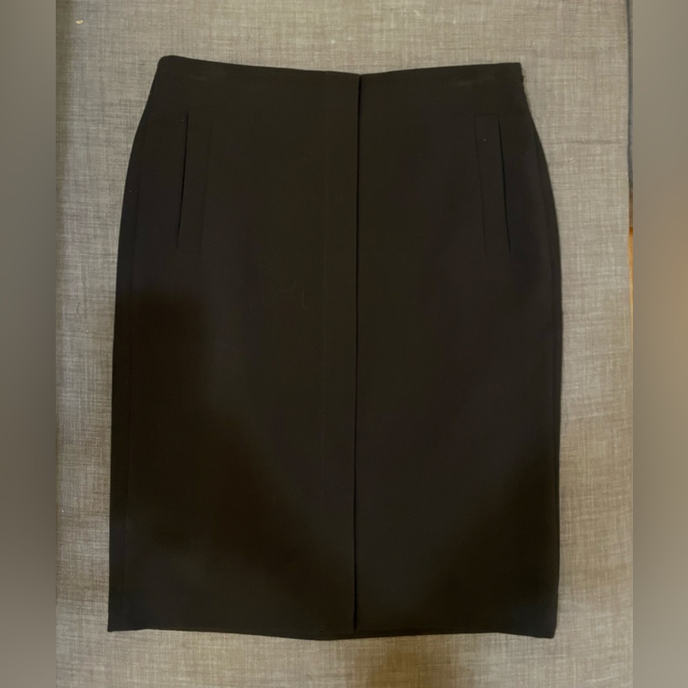 Banana Republic Women’s Career Pencil Skirt Front Slit - Size 4 Black